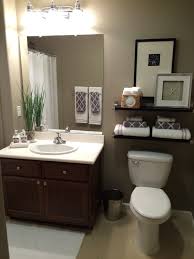 Bathroom decorating ideas can be a challenge when you're on a budget. Guest Bath Paint Color Is Taupe Tone By Sherwin Williams Guest Bathroom Decor Small Bathroom Ideas On A Budget Small Bathroom Decor