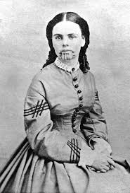 The Story Of Olive Oatman S Famous Capture Girl With The Tattooed Face Image Gallery Women In History Native American Tribes History