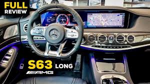 Price details, trims, and specs overview, interior features, exterior design, mpg and mileage capacity, dimensions. 2020 Mercedes Amg S63 Long 270 000 Full Review Interior First Class Ambient Lights Youtube