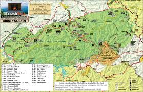 Smoky Mountain Trail Map Great Smoky Mountains National Park Map National Parks Map Smokey Mountains Vacation Smoky Mountains