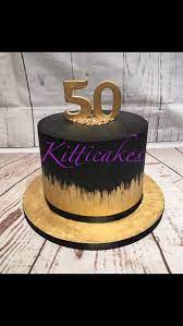 Kitticakes Black And Gold Cake Birthday Cakes For Men Birthday Cake For Husband Cake For Husband