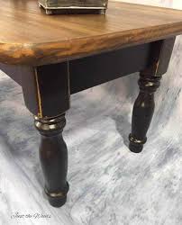 Professional restorer rodney keyser demonstrates 8 different methods on how to remove white water rings or heat stains from any wood furniture surface in thi. Black Stain Wood Grain Coffee Table Makeover By Just The Woods