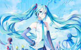 download wallpapers hatsune miku blue hair street manga art vocaloid besthqwallpapers com hatsune miku miku hatsune vocaloid hatsune