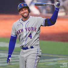 George springer is known to have an athletic built. George Springer Mets Jersey Swap Newyorkmets