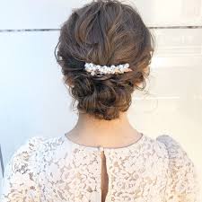 目を惹くかわいさ ヘアアクセサリーで女子度上げてみない hair 結婚式 ヘアスタイル お呼ばれ ウェディング ヘアスタイル 花嫁 ヘアスタイル
