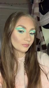 Blue rhinestone cutcrease #makeuptutorial using @morpheofficial @nikit...