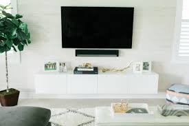 Diy furniture plans for beautiful tv stands. Ikea Hack Diy Floating Tv Console Palm Beach Lately