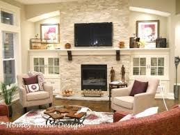 Love The Lighting Shelves And Cabinets On Either Side Of The Fireplace For All My Decor Want House Design Fireplace Built Ins Home Fireplace