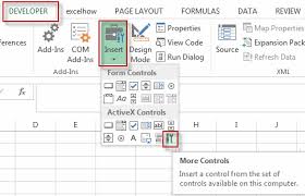 Create Drop Down Calendar Free Excel Tutorial