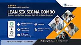 Lean Six Sigma Green & Black Belt Combo Certification in Manchester, NH