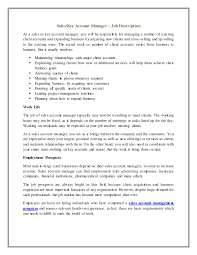 Be the first point of contact for all customer queries. Sales Key Account Manager Job Description
