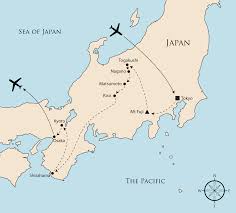 The map kyoto c 1626 history today. Walking Holidays In Japan Ancient Trails Of Japan Group Tour