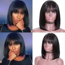 3.7 out of 5 stars 276. Human Hair With Bangs Cheap Wigs With Bangs On Sale Unice Com