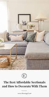 The Best Affordable Sectionals How To Decorate With Them Affordable Couch Small Room Design Stylish Living Room