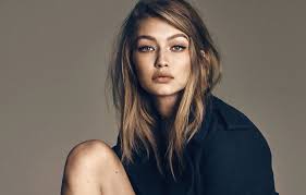 Gigi hadid model by fashion channel. Wallpaper Look Girl Face Pose Photo Model Hair Makeup Gigi Hadid Images For Desktop Section Devushki Download