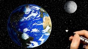 Drawing earth day pencil drawing evil earth pencil drawing earth color pencil drawings earth art pencil drawing pencil drawing from space earth. Drawing The Earth The Moon Colored Pencils Markers Drawing Nature Scenery Sky Space Stars Paintingtube