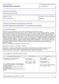 Maybe you would like to learn more about one of these? Fiche De Poste Employe De Residence A La Sous