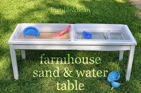 Diy Farmhouse Sand And Water Table Sand And Water Table Water Table Water Table Diy