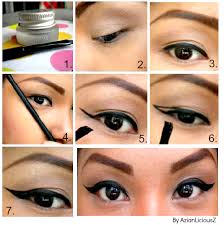 It's super easy to apply flawless winged eyeliner to hooded eyes. Easy Tutorial For Winged Eyeliner