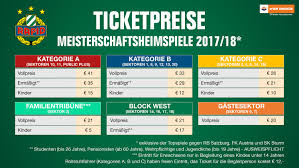 Folgen sie fußball österreich, bundesliga, erste liga live ergebnissen und den meistbesuchten seiten auf livescore.in. Allianz Stadion Tickets Preise