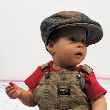 Jaxon Hats Baby Herringbone Patchwork Wool Blend Newsboy Cap
