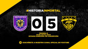 Facebook oficial del club más antiguo y popular de concepción. Deportes Concepcion 0 5 Fernandez Vial Primera B 2004 Youtube