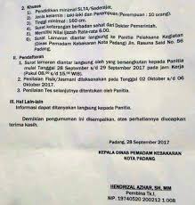 Dinutuhkan segera tenaga kerja untuk mengisi posisi sebag… Lowongan Kerja Dinas Pemadam Kebakaran September 2017 Blog Pak Pandani