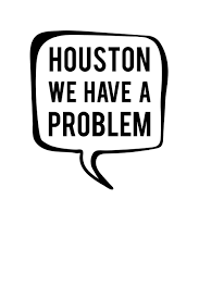 Houston We Have A Problem: Apollo Space Astronaut Lovers Gifts Blank  Notebook Journal: Creatives, Dutch: 9781796958676: Amazon.com: Books