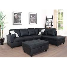 Hence we have come up with our review of the best sectional sofas come in different shapes and designs, which can be altered to suit your living space. Verxii Home Sectional Sofa Set Right Hand Facing 105 X 76 X 33 Black Walmart Com Walmart Com