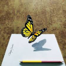 Or it makes your drawing simple. 3d Butterfly Drawings In Pencil Peepsburgh
