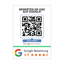 Ändern sie alle texte und symbole, ersetzen sie schriftarten, verwenden sie farben, löschen sie abschnitte und fügen sie neue hinzu. Bewerten Sie Uns Auf Google Aufkleber Mit Qr Code Empfehlio
