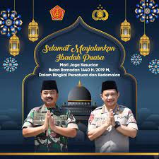 Ketika menjalankan ibadah puasa, tubuh kita biasanya lebih rentan terkena penyakit karena nggak cukup mendapatkan nutrisi yang dibutuhkannya. Spanduk Ucapan Selamat Menjalankan Ibadah Puasa Website Tentara Nasional Indonesia