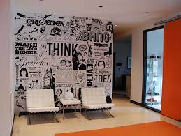 Maybe you would like to learn more about one of these? Big Communications Wall Graphic Doug Van Wie Office Walls Office Mural Office Interior Design