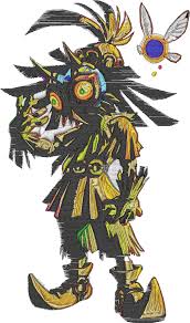 Embroidery Majoras Mask Skull Kid A G E Store Anime Game Patterns In 2020 Majoras Mask Skull Kid Majoras Mask Embroidery