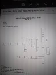 Melalui buku ini, kamu akan diajak mempelajari pengetahuan kesehatan dan mempraktikkan variasi. Tugas Budaya Melayu Riau Bmr Kelas V Isilah Teka Teki Silang Dibawah Ini Mendatar 2 Nama Lain Brainly Co Id