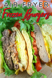 They cook in less time and always turn out moist and delicious! Air Fryer Frozen Hamburgers The Food Hussy