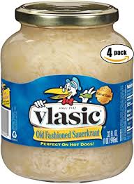 Amazon Com Vlasic Old Fashioned Sauerkraut 32 Oz Jar Pack Of 4 Total Of 128 Oz Grocery Gourmet Food