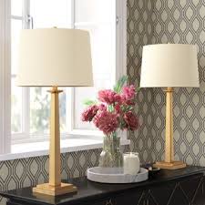 Alberto donà, deco table lamps, rigadin gold leaf spheres, black accents, pair. Gold Leaf Table Lamp Wayfair