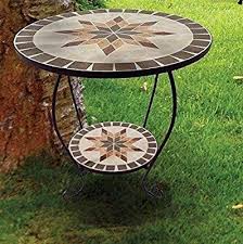 Linoows Blumentisch Blumenstander Constanza Mosaik Tisch Im Mediterrane Stil Amazon De Kuche Haushalt Mosaiktisch Mosaik Blumentisch