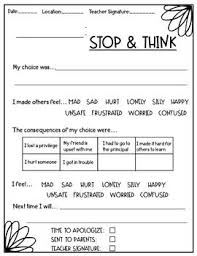 Behavior Reflection Behavior Intervention Behavior Data Tracking Help Students Reflect On Beh Behavior Reflection Behavior Reflection Sheet Student Behavior