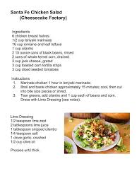 Santa fe salad cheesecake factory. Cheesecake Factory Sante Fe Chicken Salad Chopped Salad Recipes Copycat Chopped Salad Recipes Cheesecake Factory Salads