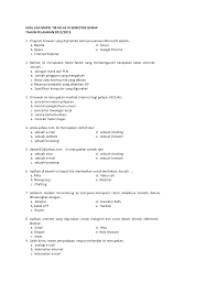 Maybe you would like to learn more about one of these? Terkini Soal Tik Kelas 11 Semester 2 Dan Kunci Jawaban