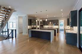 See more ideas about double island kitchen, kitchen remodel, kitchen design. Contemporary Kitchen With High Gloss Cabinets And Double Islands With Waterfall Edge In Custom Modern Kitchen Design Kitchen Decor Modern Contemporary Kitchen