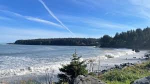 Good morning Kodiak. Roads are a bit icy this morning starting from the  town side of the Pasagshak pass the rest of the way in. Drive careful and  have a good day.