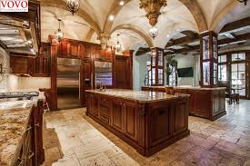 teak wood kitchen cabinet with large