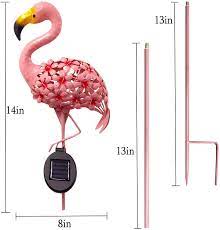 Walmart.com has been visited by 1m+ users in the past month Buy Sankuu Garden Solar Lights Flamingo Pathway Outdoor Stake Metal Stakes With Led Lights For Lawn Patio Or Courtyard Online In Indonesia B08lvdq44f