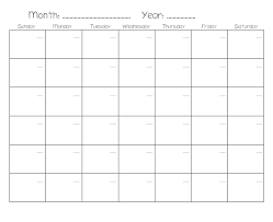 Monthly Calendar Template In 2020 Calendar Template Monthly Calendar Template Monthly Calendar