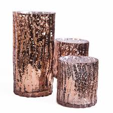 Gliderite assorted vintage mercury glass votive candle holders tea lights (set of 6) (set of 6 mercury glass candle holders). Mercury Glass Votive Candle Holders Mercury Glass Votives Bulk