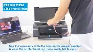 Please identify the driver version that you download is match to your os platform. Epson R330 Ciss Install Youtube