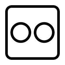 If you go to file\new from flickr's icon background is white, with a gray border. Flickr Icon Free Download Png And Vector